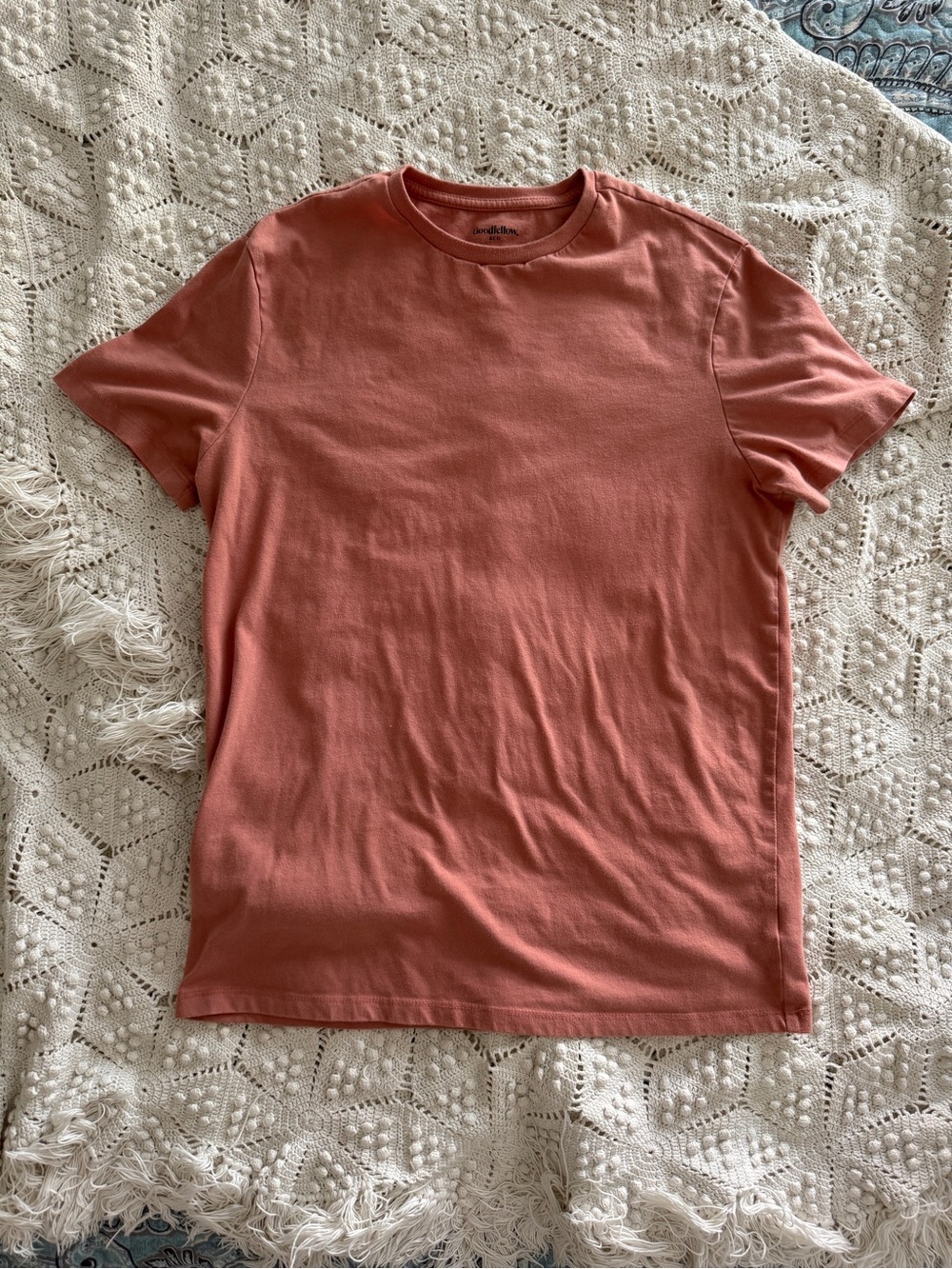 Goodfellow & Co Men's Crewneck Tee in Coral